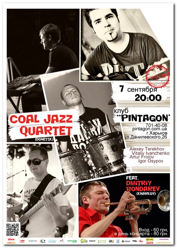 Coal jazz quartet