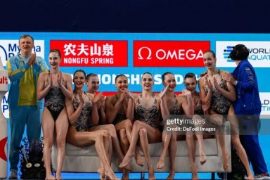 Збірна України з артистичного плавання виграла «срібло» чемпіонату світу