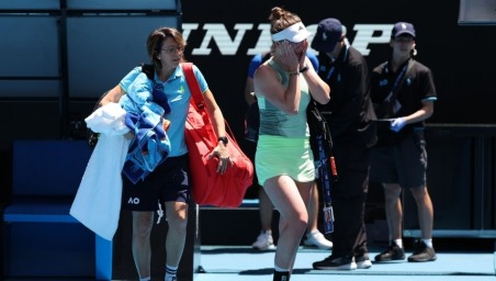 Свитолина со слезами на глазах попрощалась с Australian Open