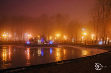 Парк Горького в Сочельник
