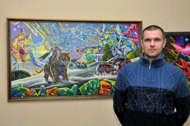 «Мистецтво Слобожанщини» приглашает на встречу с автором выставки живописи «Измерение»