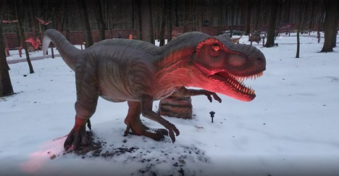 В Харькове открыли парк динозавров