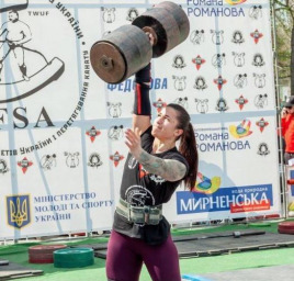 Девушка-богатырь из Харькова готовится установить рекорд Украины