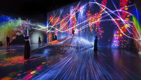 В Токио открылся первый в мире музей цифрового искусства