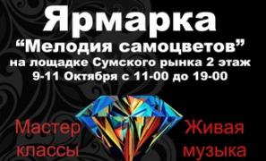 Выставка-ярмарка «Мелодия самоцветов» в Сумском рынке