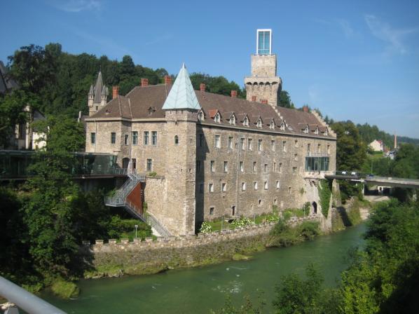 Замок в Weidhofen an der Ybbs, Tirol, Austria